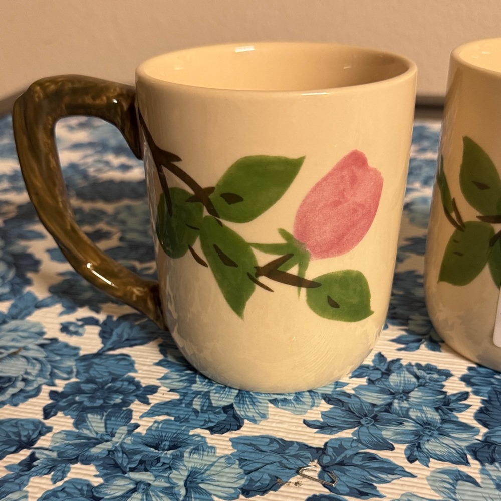 Franciscan Desert Rose Ceramic Mugs 16 oz - Picture 5 of 7